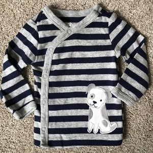 🔴NWOT Cute Doggie Snap Down Shirt